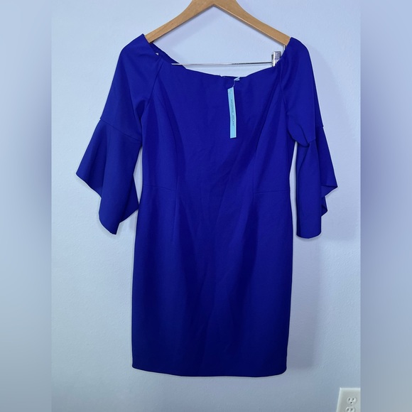 Antonio Melani Rosaleen Blue Bell Sleeve Dress NWT Size 10 - Picture 2 of 7